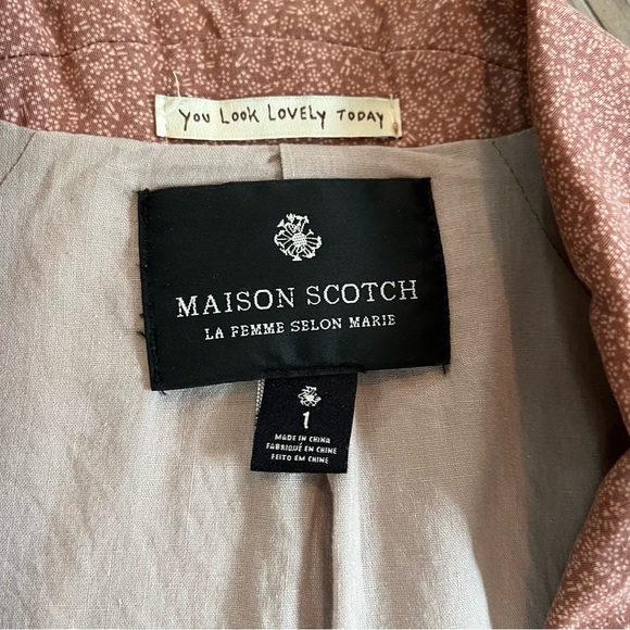 Scotch & Soda Women's Blazer in Dusty Pink - Picture 2 of 9